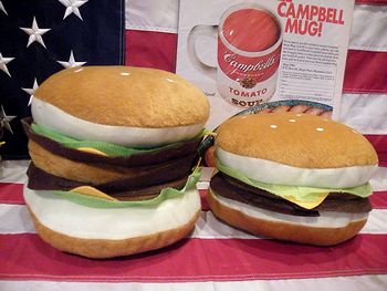 ハンバーガーCDケース＆バーガーランチボックス: ☆アメリカ雑貨の秘密