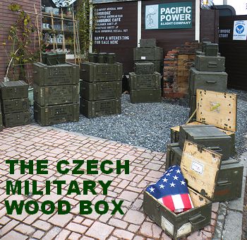 チェコ軍 USED木箱: ☆アメリカ雑貨の秘密基地☆アメリカ雑貨屋さん 