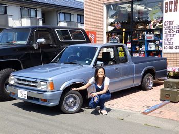 雑誌撮影 カスタムトラックスマグ アメリカ雑貨の秘密基地 アメリカ雑貨屋さんぶりっぢ