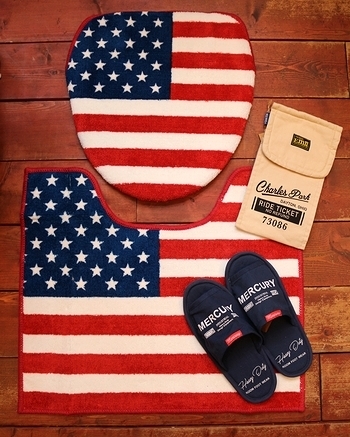 アメリカトイレカバー 星条旗トイレカバー
アメリカ雑貨屋サンブリッヂ SUNBRIDGE 岩手雑貨屋 アメリカ雑貨通販