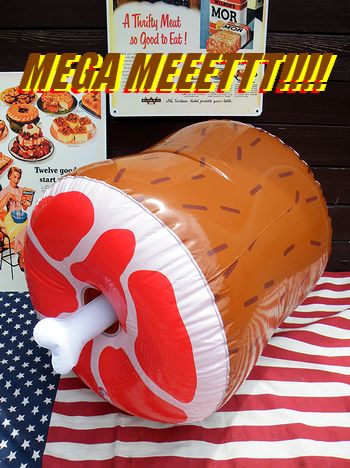 アメリカ 雑貨屋 SUNBRIDGE 肉 MEET ミート バルーン 風船