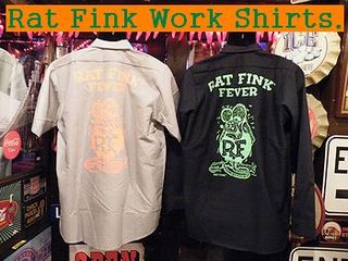 RAT FINKワークシャツ入荷☆: ☆アメリカ雑貨の秘密基地☆アメリカ雑貨