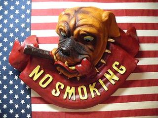 ブルドッグ壁掛け☆NO SMOKING 壁掛け