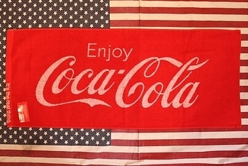 コカコーラタオル COCACOLAバスタオル アメリカ雑貨屋 SUNBRIDGE