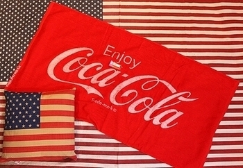 コカコーラタオル COCACOLAバスタオル アメリカ雑貨屋 SUNBRIDGE