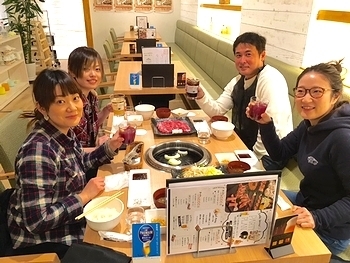 サンブリッヂ新年会 遠野食肉センター矢巾店 Lamb. アメリカ雑貨屋 SUNSBRIDGE