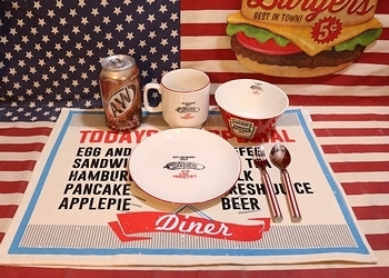 アメリカンダイナーランチョンマット
アメリカ雑貨屋 サンブリッヂ