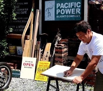 ウェルカムボードステンシル ステンシルシート作製
アメリカ雑貨屋 サンブリッヂ アメリカ雑貨通販