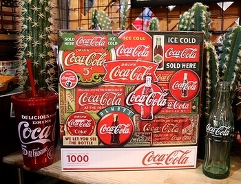 コカ・コーラクラシックサインパズル コーラ看板 アメリカン1000ピースパズル<div><br></div>アメリカ雑貨屋 SUNBRIDGE 岩手 盛岡雑貨屋
