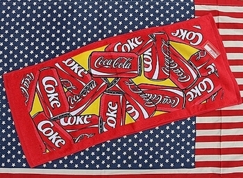 コカコーラプリントタオル アメリカンフェイスタオル
COCACOLA アメリカ雑貨屋 SUNBRIDGE 岩手 盛岡