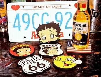 ラバーコースター ベティコースター レディキロコースター<div><br></div>アメリカ雑貨屋 サンブリッヂ 岩手 アメリカ雑貨屋