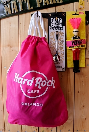 ハードロックカフェナップサック Hard Rock CAFE フロリダ買付 アメリカ雑貨屋 SUNBRIDGE