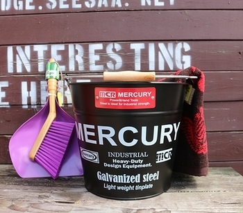 マーキュリーブリキバケツ MERCURY アメリカ雑貨屋 SUNBRIDGE