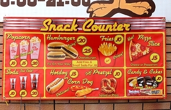 ジャンクフードバナー ハンバーガーケータリング ホットドッグバナー
アメリカ雑貨屋サンブリッヂ SUNBRIDGE 岩手雑貨屋 アメリカ雑貨通販