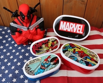 マーベルランチボックス マーベルお弁当箱 スパイダーマン アイアンマン キャプテンアメリカ
アメコミグッズ アメリカ雑貨屋 サンブリッヂ 岩手雑貨 SUNBRIDGE
