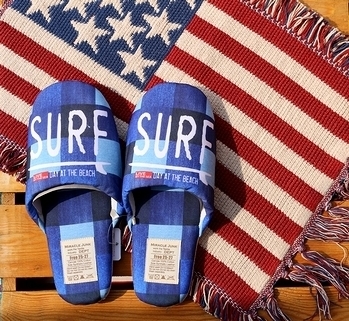 カリフォルニアスタイルスリッパ デニムパッチスリッパ
アメリカン雑貨 アメリカ雑貨屋 サンブリッヂ SUNBRIDGE 岩手雑貨屋