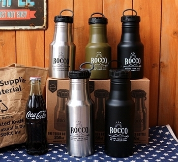 ロッコワンタッチボトル ミリタリー水筒 カラビナ付きステンレスボトル 水筒
アメリカ雑貨屋 サンブリッヂ サンブリッジ 岩手雑貨屋