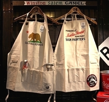 オシャレ作業エプロン BBQエプロン DIYエプロン アメリカ雑貨屋SUNBERIDGE サンブリッヂ 岩手