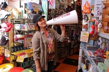 コカコーラメガホン ビンテージコーラ ローズボウル買付 アメリカ雑貨屋 SUNBRIDGE 岩手 アメリカン雑貨