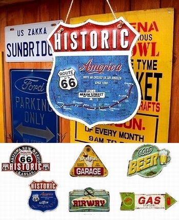 アメリカンブリキ看板 アメリカンミニ看板ガレージ看板
アメリカ雑貨屋サンブリッヂ SUNBRIDGE 岩手雑貨屋 アメリカ雑貨通販