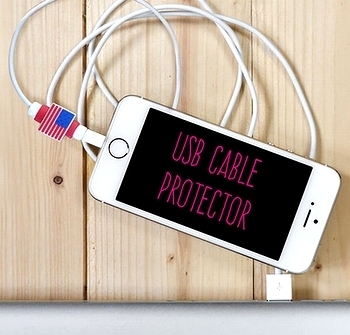 ライトニング ケーブル カバー USBケーブルカバー 携帯充電ケーブルアクセサリー スマホアクセサリー USB CABLE PROTECTOR アメキャラ雑貨 アメリカ雑貨屋 SUNBRIDGE 岩手雑貨屋