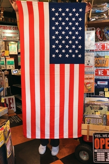 星条旗バスタオル アメリカバスタオル USAビーチタオル
アメリカ雑貨屋サンブリッヂ SUNBRIDGE 岩手雑貨屋 アメリカ雑貨通販