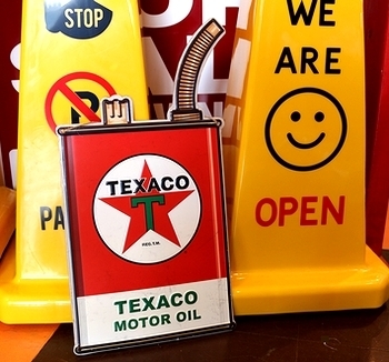 テキサコ看板 テキサコオイル缶看板 TEXCO看板
アメリカ雑貨屋サンブリッヂ SUNBRIDGE 岩手雑貨屋 アメリカ雑貨通販