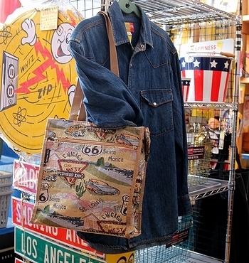 ROUTE66 ショッピングバッグ
アメリカ雑貨屋 サンブリッヂ SUNBRIDGE 岩手雑貨屋