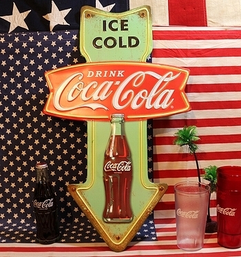 コカコーラアロー看板 コーラ看板
アメリカ雑貨屋 サンブリッヂ SUNBRIDGE 岩手雑貨屋