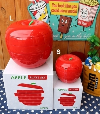 アップルプレート6枚 キャンプ皿 りんごの皿 運動会お弁当
アメリカ雑貨屋 SUNBRIDGE 岩手雑貨屋 アメリカン雑貨