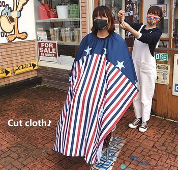 ヘアカットクロス 星条旗ヘアカットクロス おうちヘアカット
アメリカ雑貨屋 SUNBRIDGE 岩手矢巾雑貨