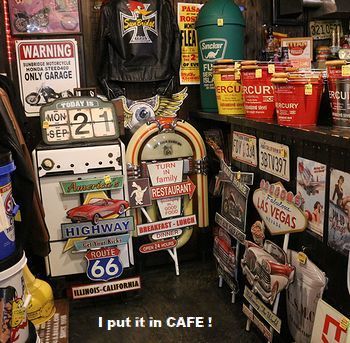アメリカンウォールデコ看板 ガレージ看板 アメリカンオールドカフェ
アメリカ雑貨屋 サンブリッヂ 岩手雑貨 矢巾町