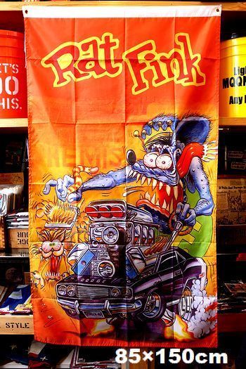 ラットフィンクフラッグ RATFINK 旗
アメリカ雑貨屋 サンブリッヂ サンブリッジ 岩手雑貨屋 アメリカ雑貨通販 矢巾町