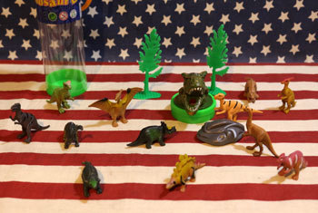 アメリカ雑貨屋サンブリッヂ　恐竜　ミニフィギュア　15個セット　おもちゃ　Dinosaur Set