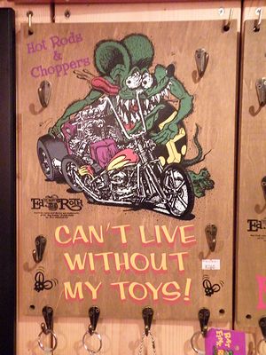 アメリカ雑貨 通販 岩手 サンブリッヂ 商品紹介
RAT FINK★キーフックボード