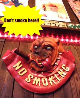ブルドッグ壁掛け☆NO SMOKING 壁掛け